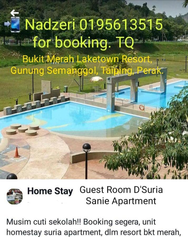 Sanie Guest Room Suria A' Apartment, Bukit Merah Laketown Resort Kampong Kubu Gajah  Exterior foto